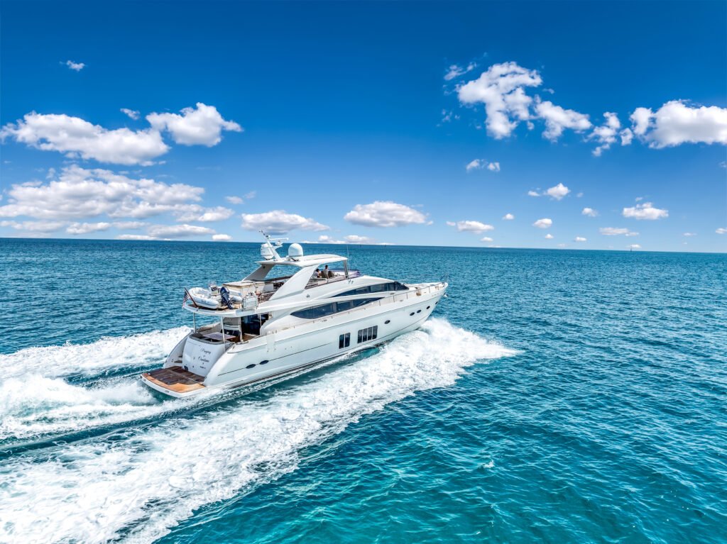 88ft Princess Jacuzzi – Luxury Yacht with Spa