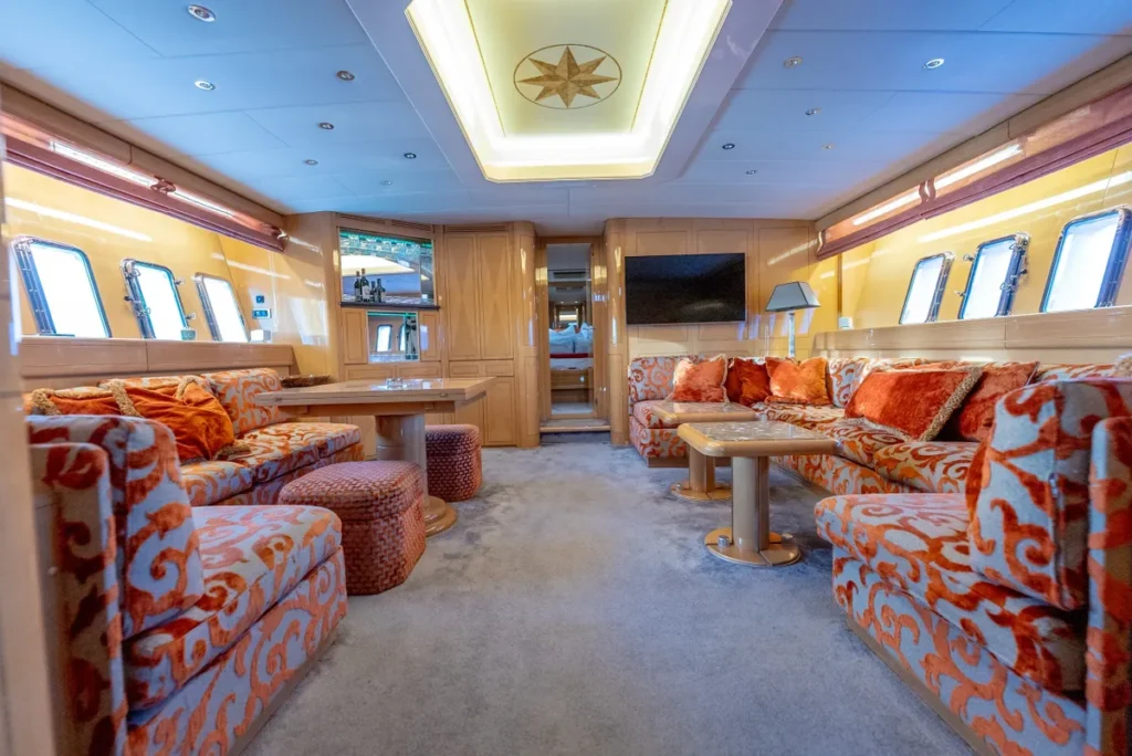 84ft Mangusta – Luxury Open Deck Yacht with Crew photo 6