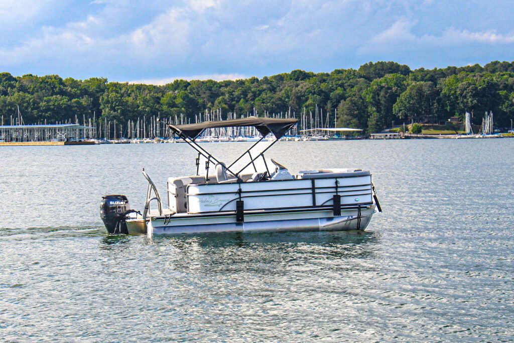 Brand New Premium Luxury Pontoon Boat on Lake Lanier photo 15