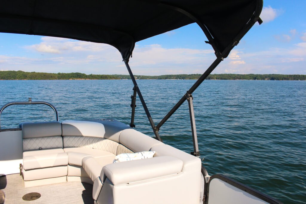 Brand New Premium Luxury Pontoon Boat on Lake Lanier photo 6