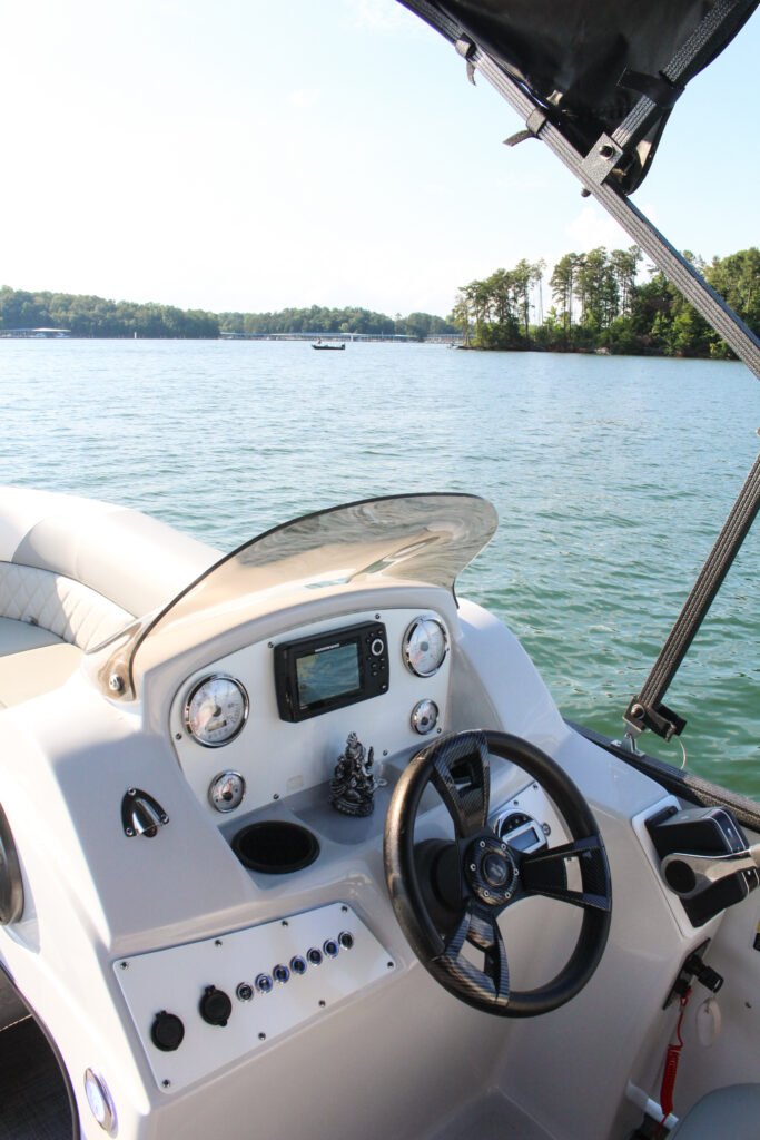 Brand New Premium Luxury Pontoon Boat on Lake Lanier photo 2