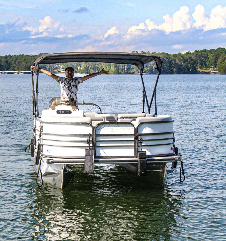Brand New Premium Luxury Pontoon Boat on Lake Lanier photo 12