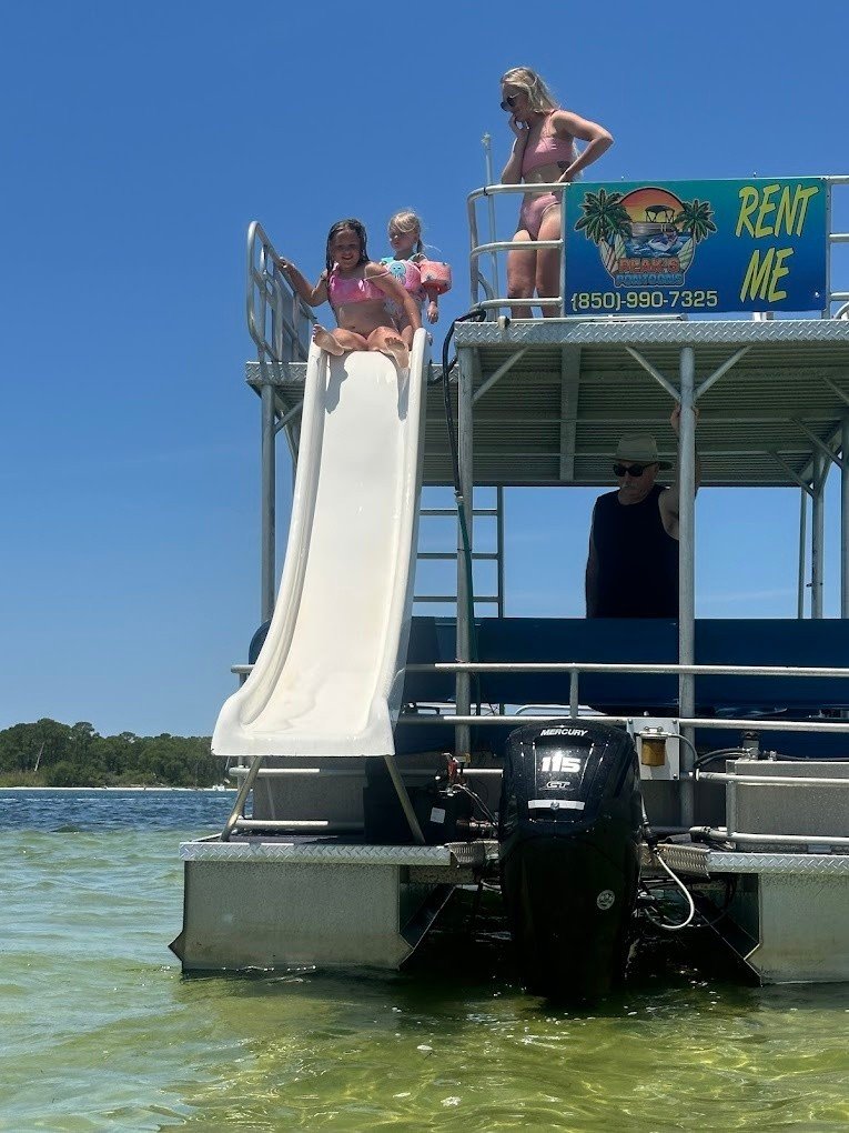 Peaks Pontoons - Crab Island 1 Slide