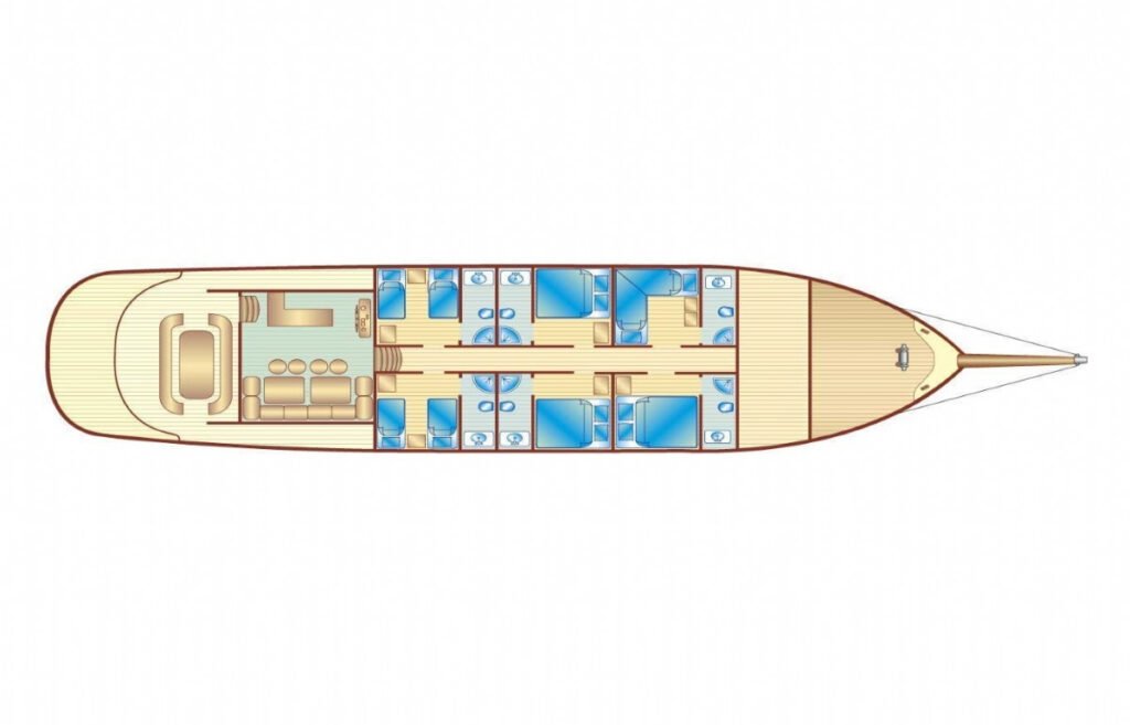 Luxury 26m Gulet – 6 Cabins, 12 Guests – Bodrum, Turkey (Last-Minute 20% Off!)