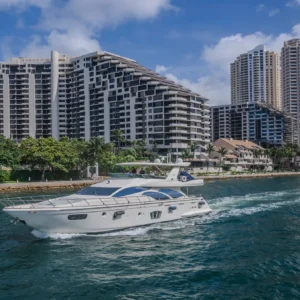 Luxurious 80ft Azimuth in Miami with Floating Pool and 2 Jet Skis.