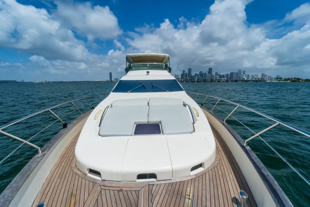 Luxurious 80ft Azimuth in Miami with Floating Pool and 2 Jet Skis.