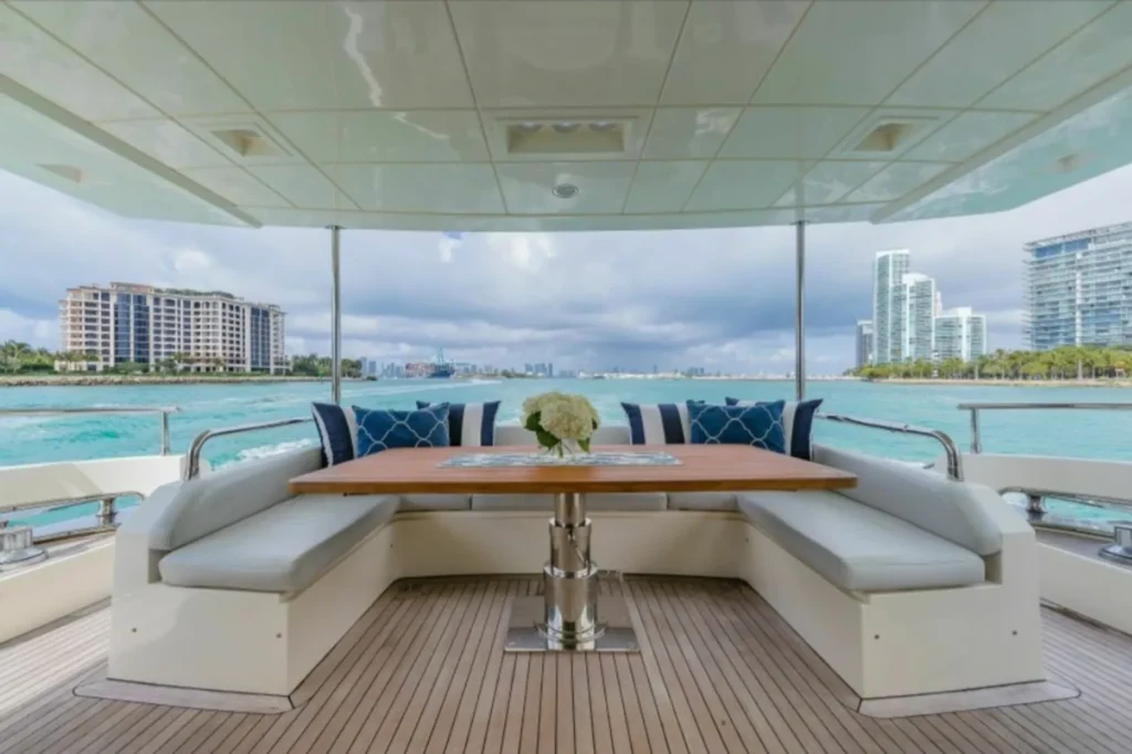 Luxurious 80ft Azimuth in Miami with Floating Pool and 2 Jet Skis.