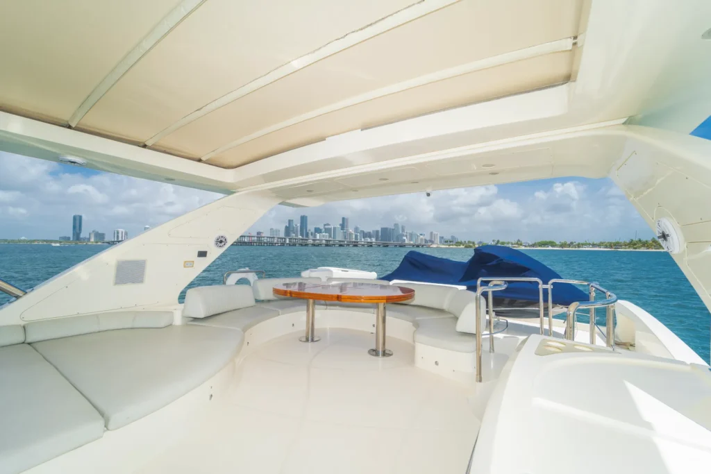 Luxurious 80ft Azimuth in Miami with Floating Pool and 2 Jet Skis.