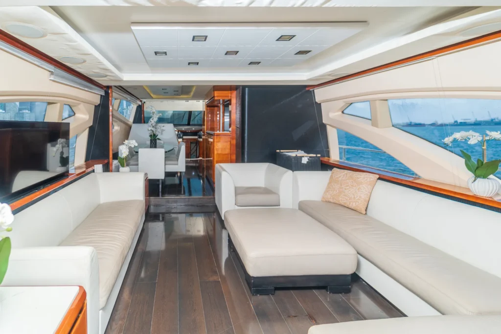 Luxurious 80ft Azimuth in Miami with Floating Pool and 2 Jet Skis.
